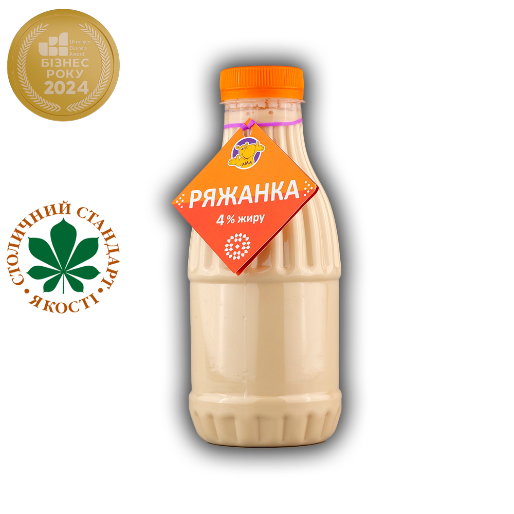 Ряжанка АМА 4% пляшка (500 г)