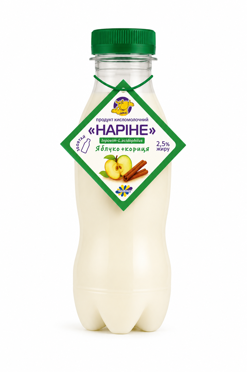 Наріне 2,5% Яблуко-кориця,бут. 0,300